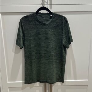 adidas Men’s Dark Green Heather Short Sleeve Tee